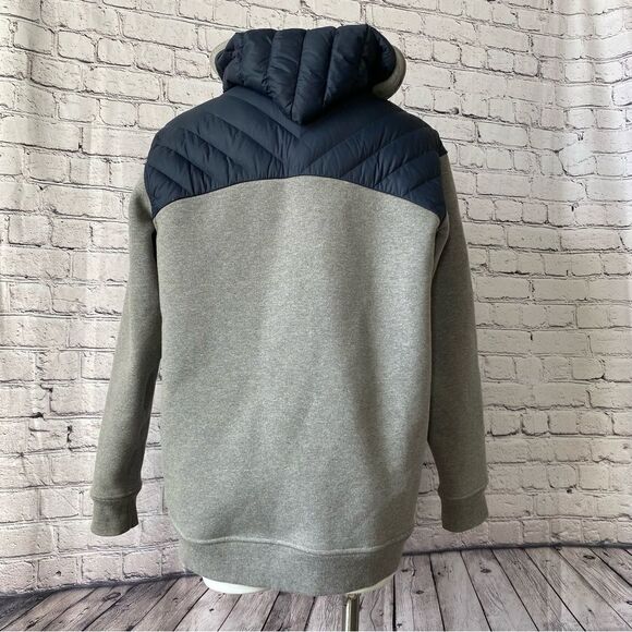 Kit and Ace Liberty Jacket French Terry Puffer Grey Blue size 10 goose down - Picture 4 of 12